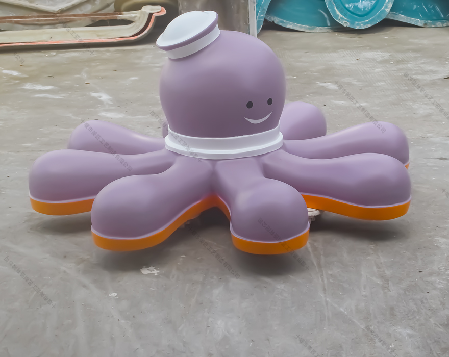 八爪魚卡通雕塑擺件